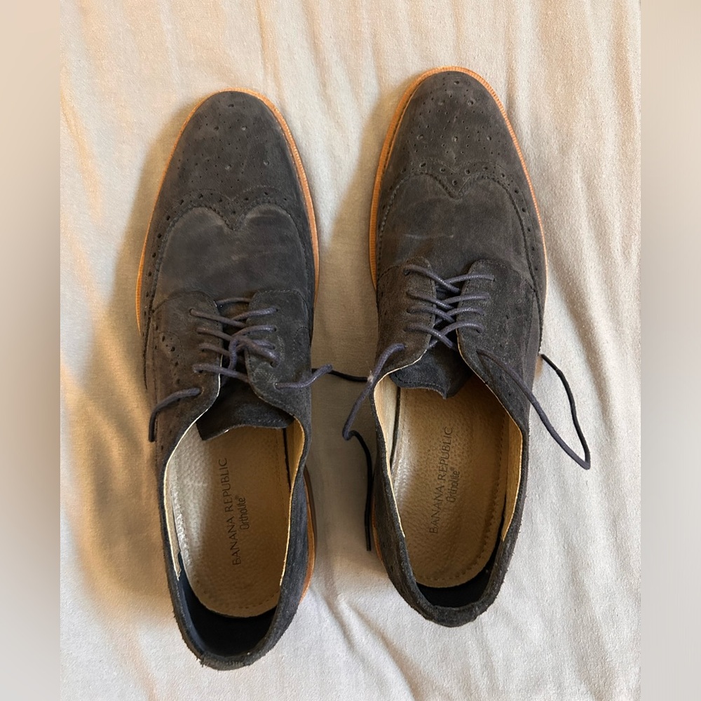 Blue Suede Shoes - Banana Republic - Size 12